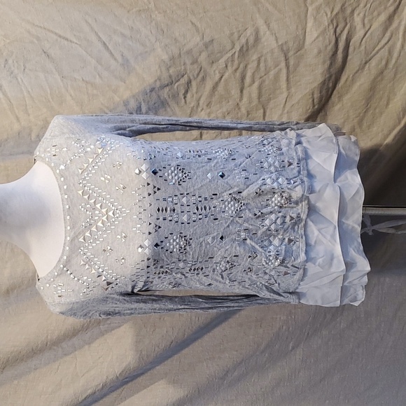 White House Black Market Sweaters - WHBM Studded Layed Sweater SZ SM